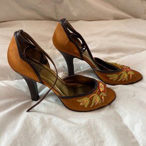 Carlos Santana Saki Beaded High Heels